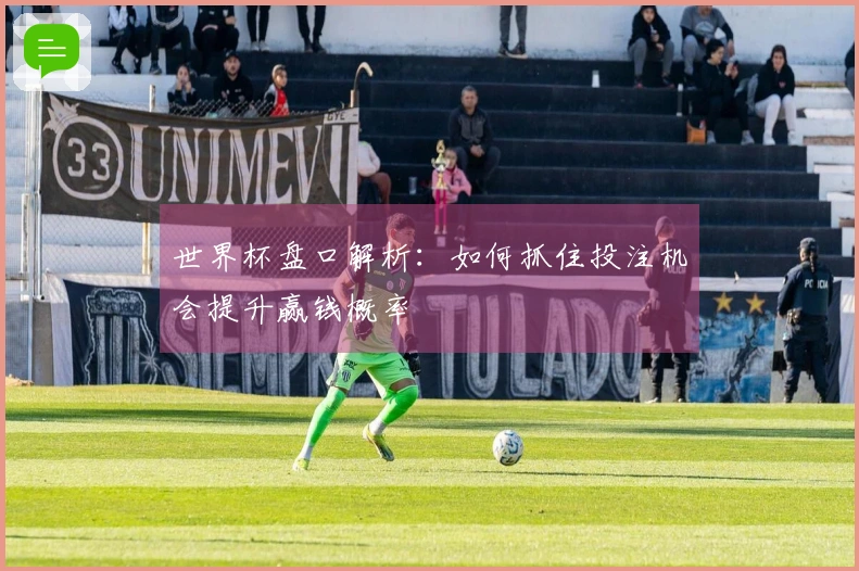 世界杯盘口解析：如何抓住投注机会提升赢钱概率