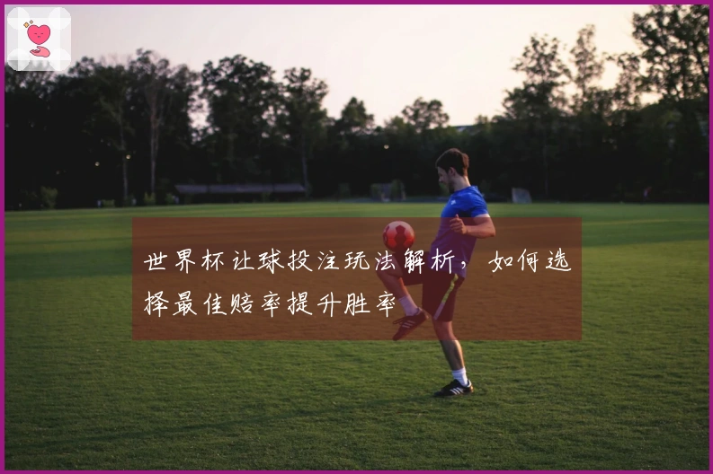 世界杯让球投注玩法解析，如何选择最佳赔率提升胜率